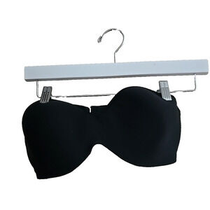 Sweet Nothings Black Full Coverage Strapless Underwire T-Shirt Bra Size 38C‎